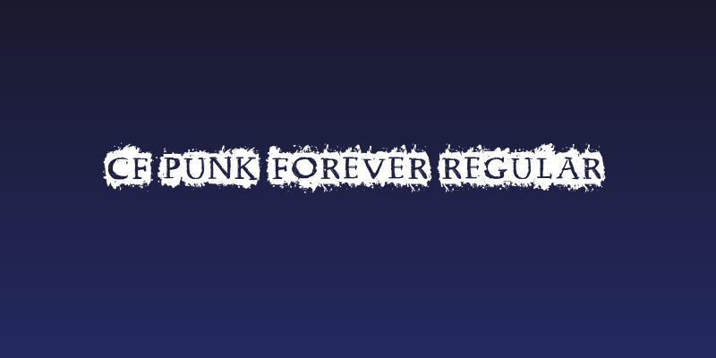 CF Punk Forever Regular Social Header