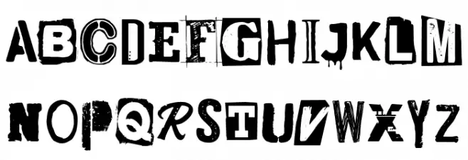 CF Punk Posters PERSONAL Regular Schriftart Groß