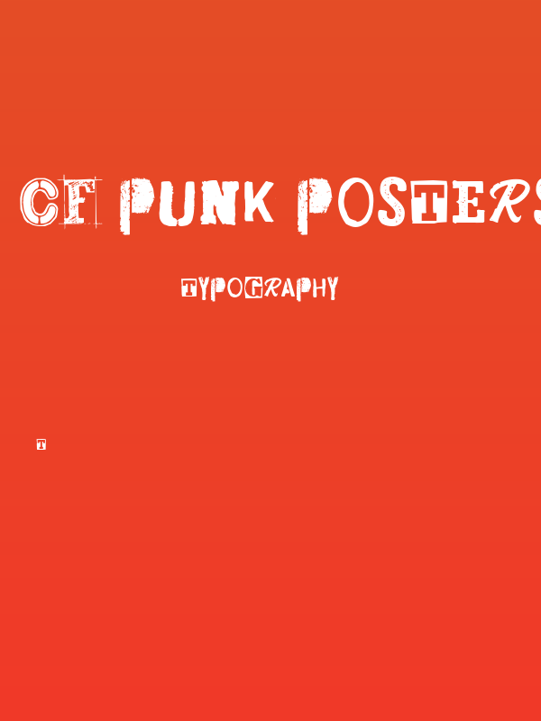 CF Punk Posters PERSONAL Regular Poster
