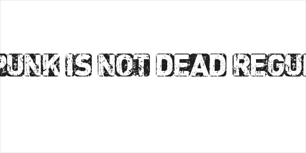 CF Punk is not Dead Regular Logo