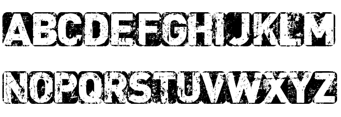 CF Punk is not Dead Regular Font LOWERCASE