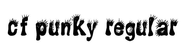 CF Punky Regular  Free Fonts Download