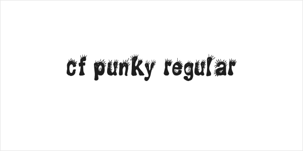 CF Punky Regular Logo