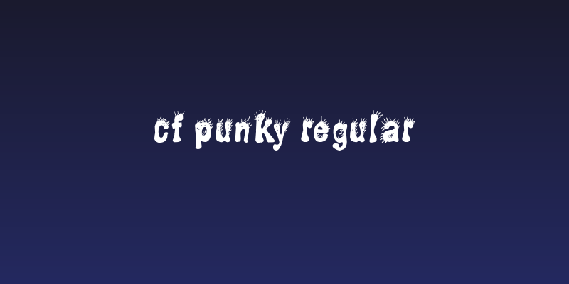 CF Punky Regular Social Header
