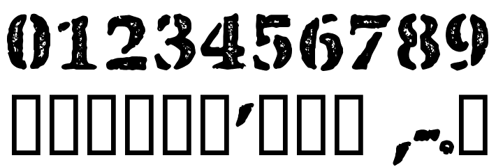 CF Quebec Stamp Regular Font OTHER CHARS