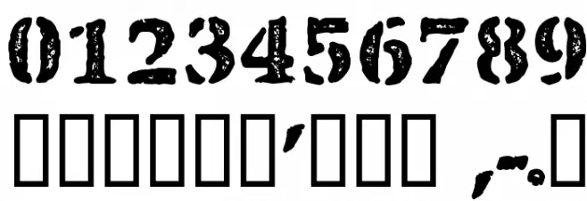 CF Quebec Stamp Regular Font OTHER CHARS