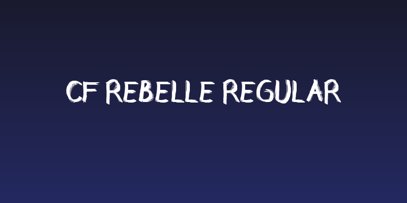 CF Rebelle Regular Social Header