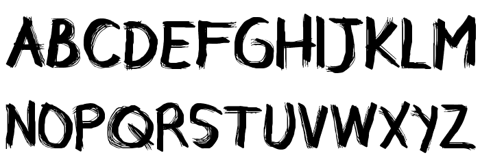 CF Rebelle Regular Font LOWERCASE