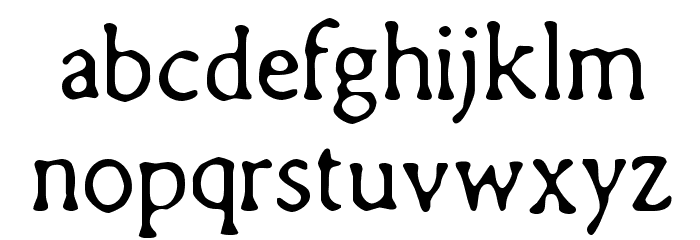 CF Remington Typewriter Regular Font LOWERCASE