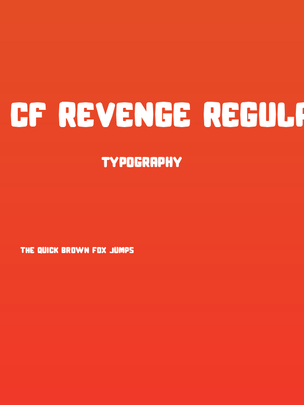 CF Revenge Regular Poster