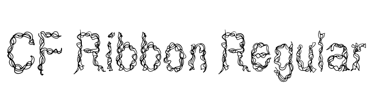 CF Ribbon Regular Font