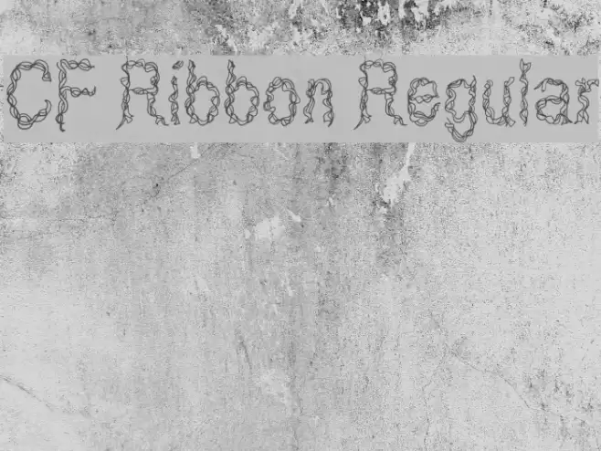 CF Ribbon Regular Fuentes examples