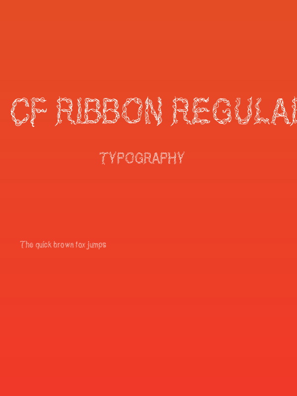 CF Ribbon Regular Poster