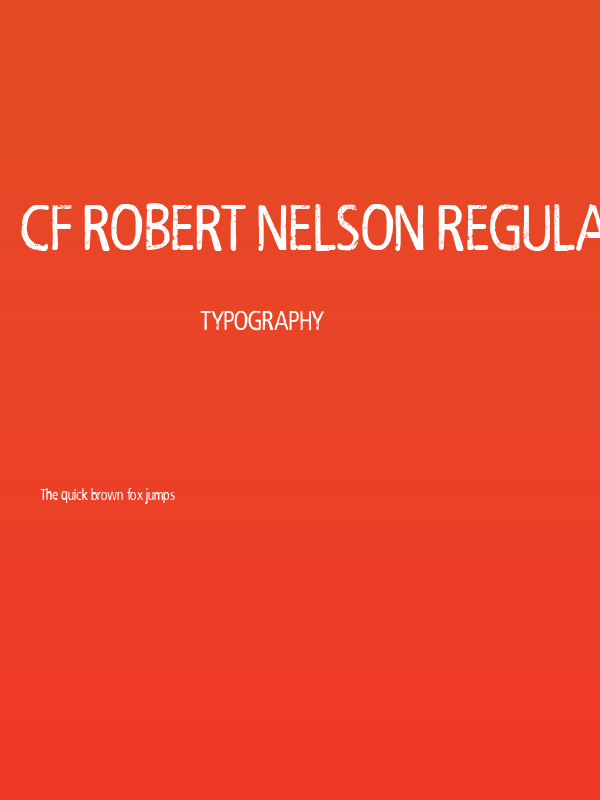 CF Robert Nelson Regular Poster