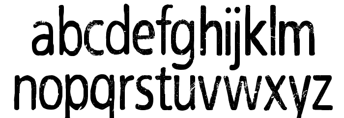 CF Robert Nelson Regular Font LOWERCASE