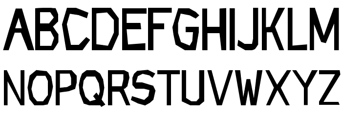 CF Rock Age Regular Font LOWERCASE