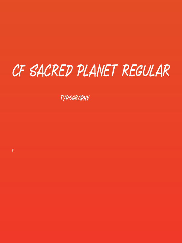 CF Sacred Planet Regular Poster