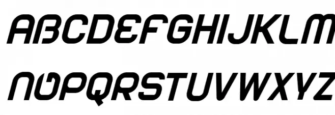 CF Saturn 21 PERSONAL Regular Schriftart Groß