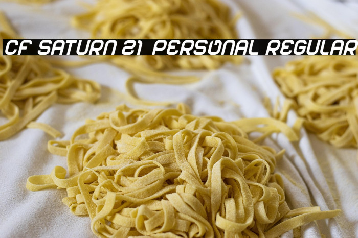 CF Saturn 21 PERSONAL Regular Example 2