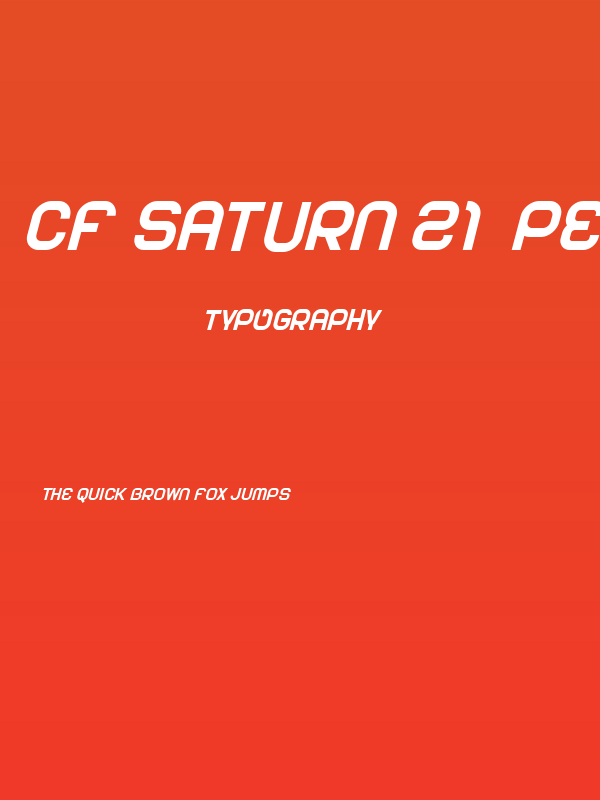 CF Saturn 21 PERSONAL Regular Poster