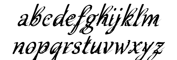 CF Schizophrenia Personal use Regular Font LOWERCASE