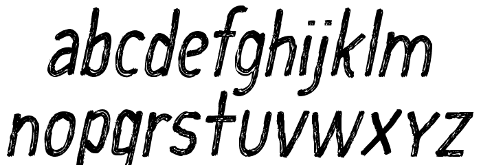 CF School Handwriting Regular Font LOWERCASE