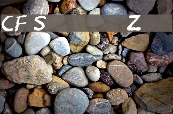 CF School Zone Font examples