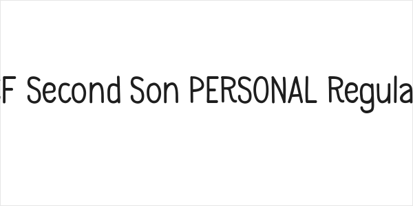 CF Second Son PERSONAL Regular Logo
