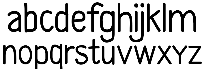 CF Second Son PERSONAL Regular Font LOWERCASE