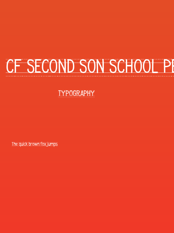 CF Second Son School PERSONAL Regular Poster