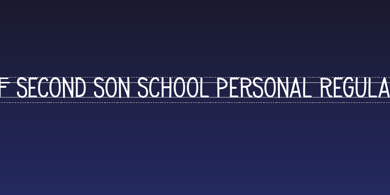 CF Second Son School PERSONAL Regular Social Header