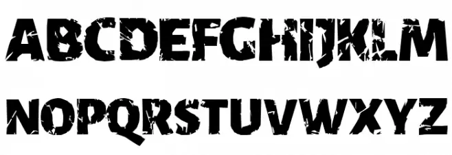 CF Seek and Destroy PERSO Regular Schriftart Groß