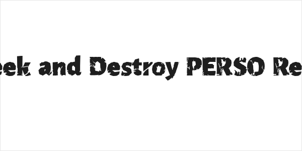 CF Seek and Destroy PERSO Regular Logo