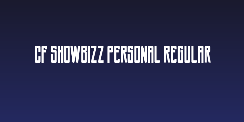 CF Showbizz PERSONAL Regular Social Header