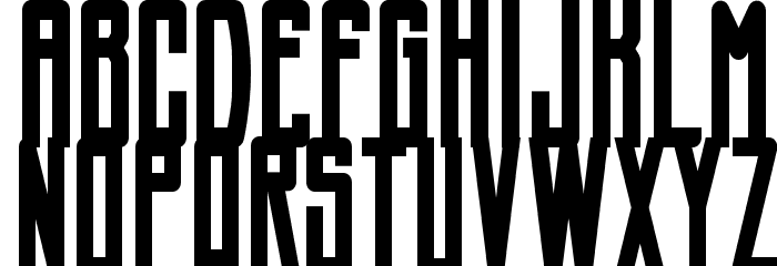 CF Showbizz PERSONAL Regular Font LOWERCASE