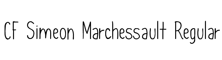 CF Simeon Marchessault Regular Font