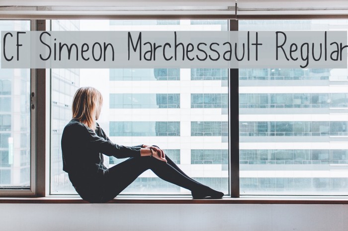CF Simeon Marchessault Regular Font examples