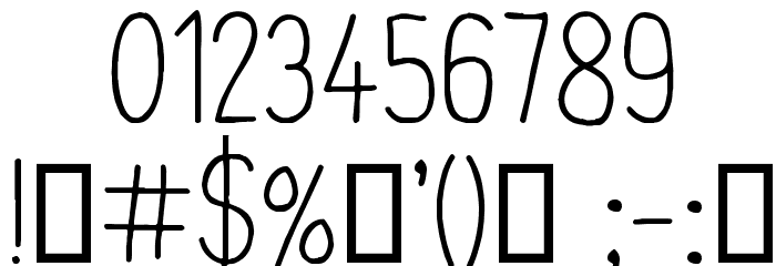 CF Simon Marchessault Regular Font OTHER CHARS