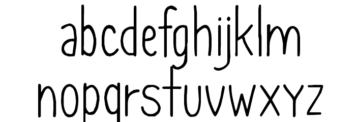 CF Simon Marchessault Regular Font LOWERCASE