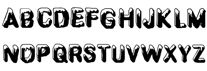 CF SnowBall Regular Font LOWERCASE