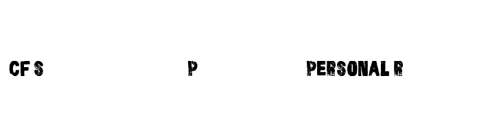 CF Snowboard Project PERSONAL Regular Font