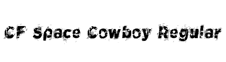CF Space Cowboy Regular  font caratteri gratis