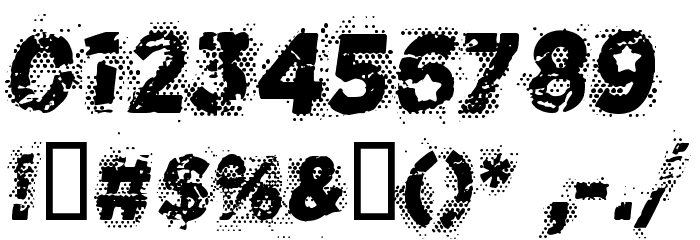 CF Space Cowboy Regular Font OTHER CHARS