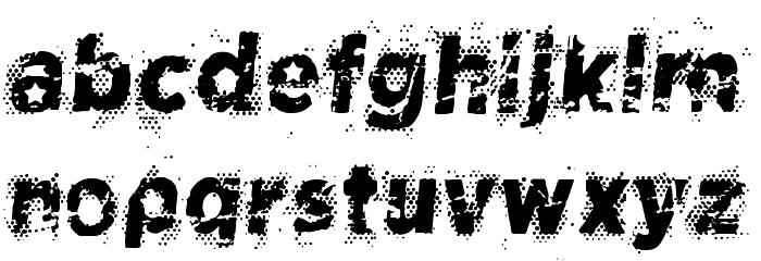 CF Space Cowboy Regular Font LOWERCASE