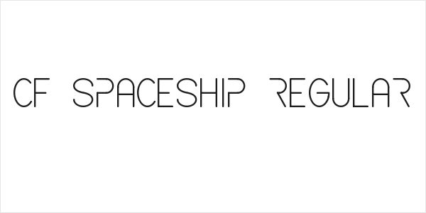 CF Spaceship Regular Logo