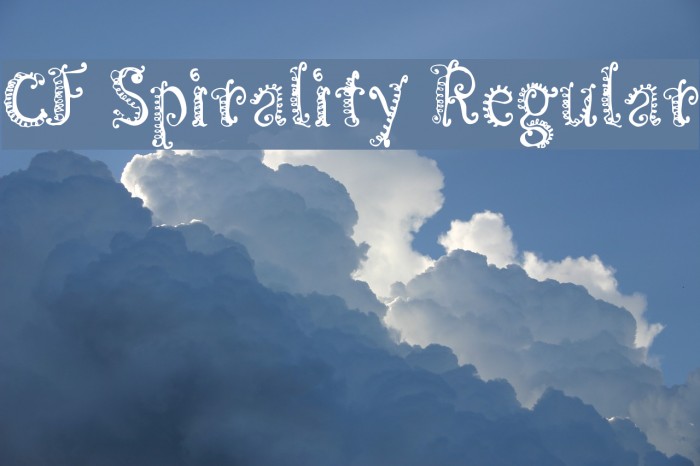 CF Spirality Regular Example 3