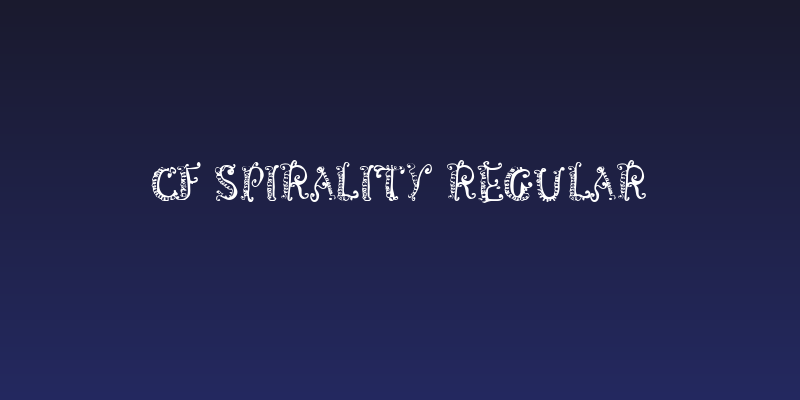 CF Spirality Regular Social Header
