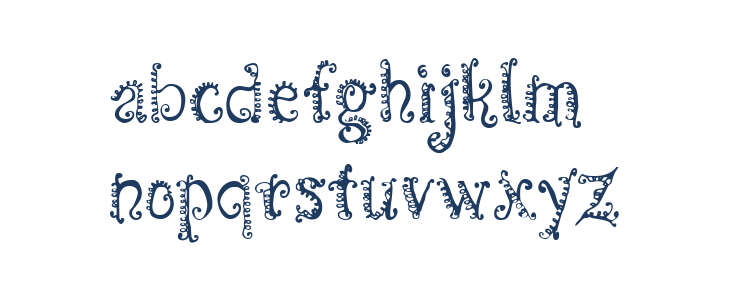 CF Spirality Regular Lowercase
