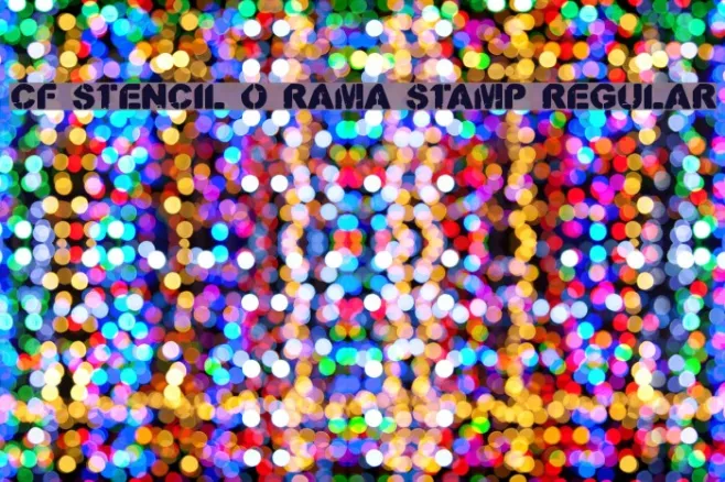 CF Stencil O Rama Stamp Regular Example 3