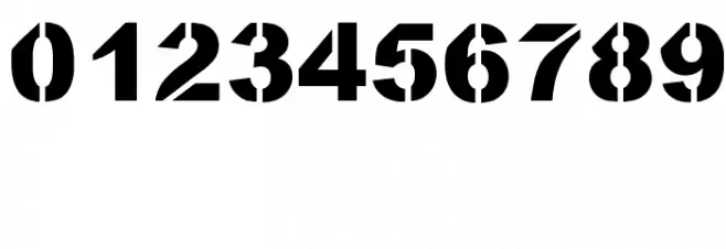 CF StencilOrama Regular Font OTHER CHARS